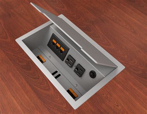 electrical boxes for under table applications|Furniture Power and Table Boxes .